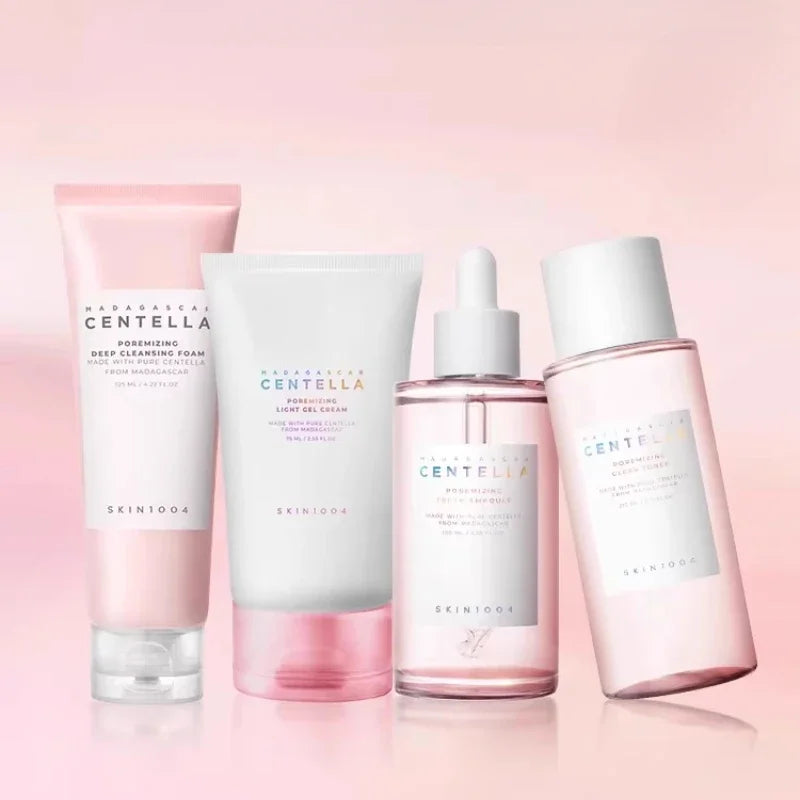 Centella Poremizing Skincare Set – 6-Step Korean Routine for Clear, Hydrated & Poreless Skin