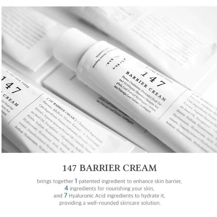 147 Barrier Cream & 345 Relief Cream – Daily Facial Moisturizer for Skin Repair, Hydration & Protection (50ml)