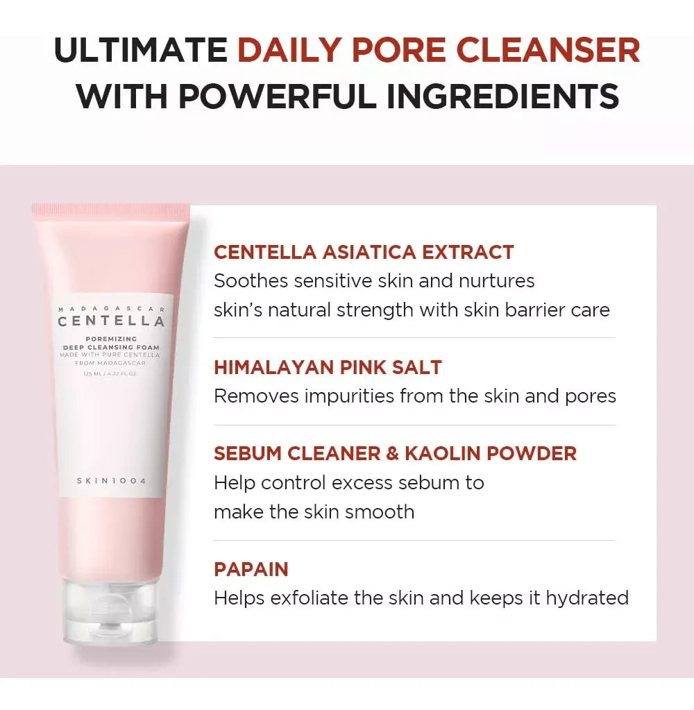 Centella Poremizing Skincare Set – 6-Step Korean Routine for Clear, Hydrated & Poreless Skin