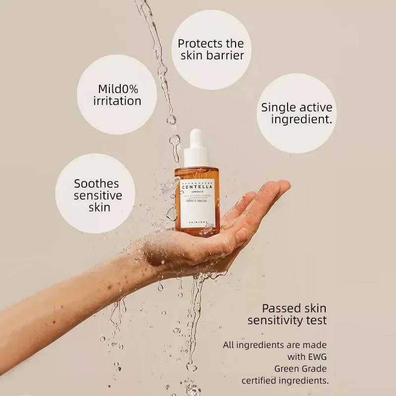 Centella Ampoule – Soothing & Hydrating Facial Serum for Acne, Pores, and Sensitive Skin