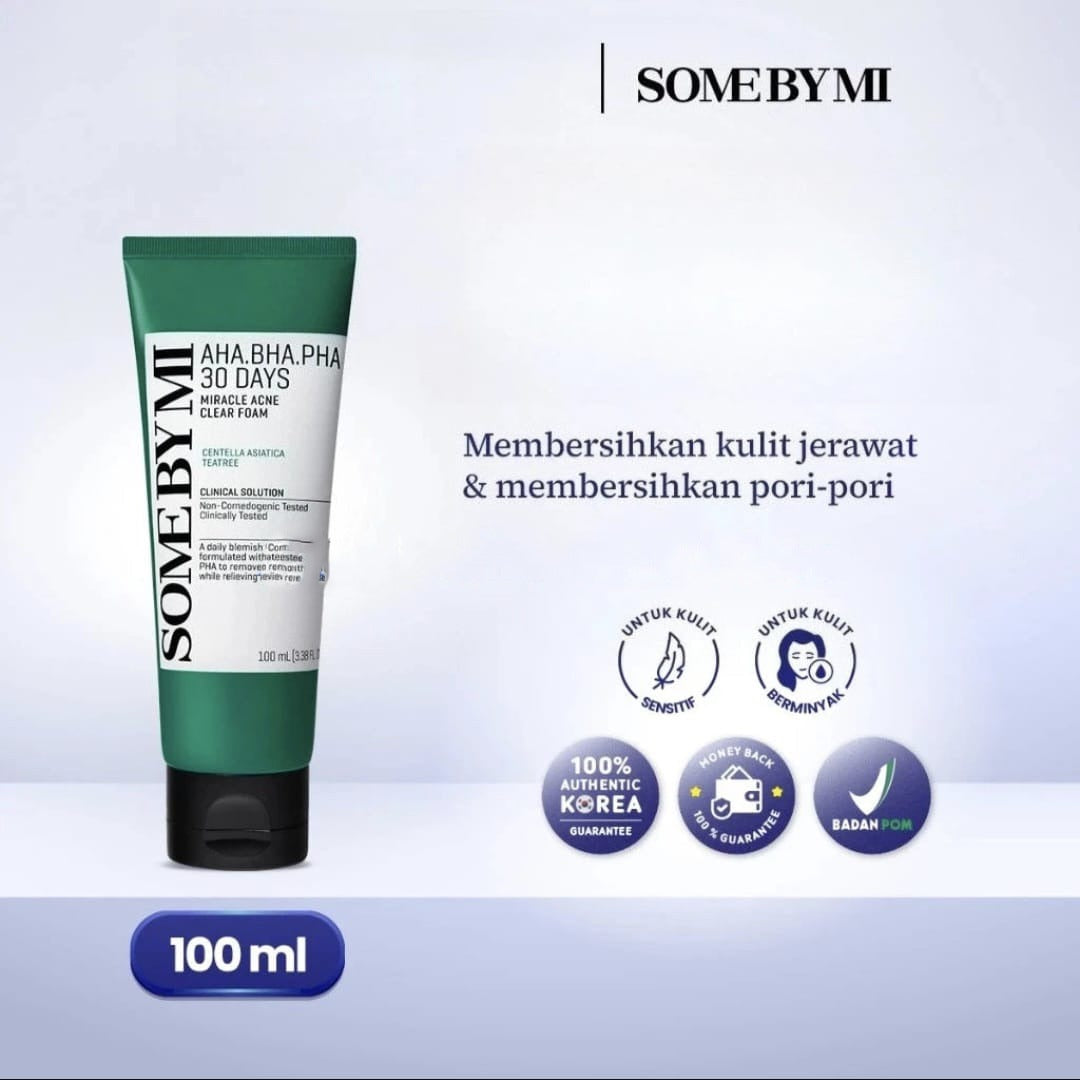 SOME BY MI AHA·BHA·PHA 30-Day Miracle Skincare Set – Toner, Serum, Cream & Foam Cleanser for Acne-Prone Skin