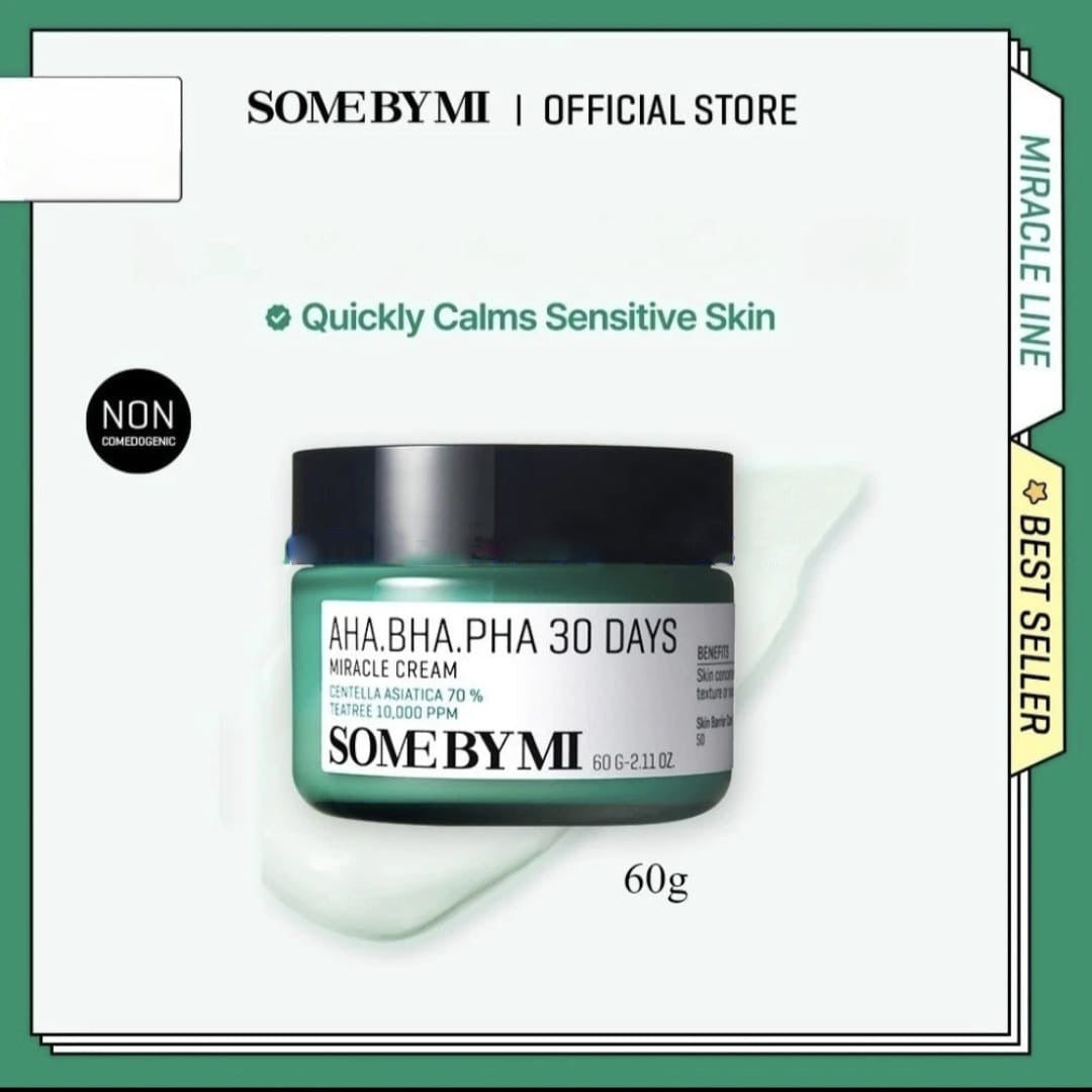 SOME BY MI AHA·BHA·PHA 30-Day Miracle Skincare Set – Toner, Serum, Cream & Foam Cleanser for Acne-Prone Skin