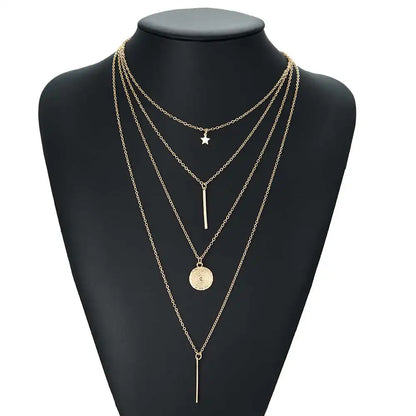 Elegant Gold Cross Pendant Necklace