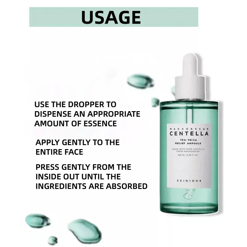 Centella Ampoule – Soothing &amp; Hydrating Facial Serum for Acne, Pores, and Sensitive Skin