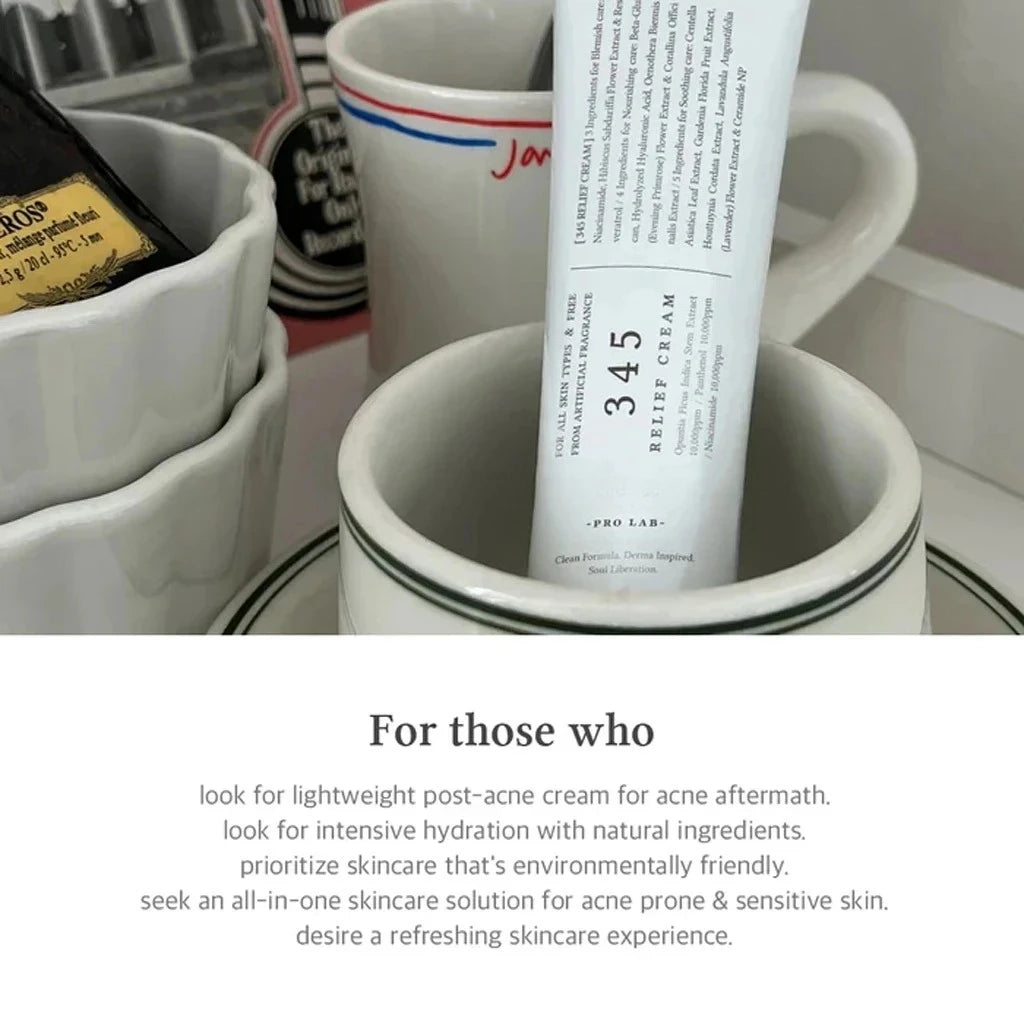 147 Barrier Cream &amp; 345 Relief Cream – Daily Facial Moisturizer for Skin Repair, Hydration &amp; Protection (50ml)