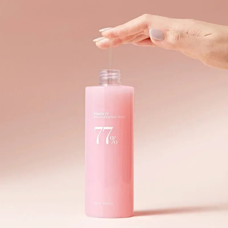 Anua Peach 77% Niacin Essence Toner – Brightening &amp; Hydrating Toner with Niacinamide, Panthenol &amp; Ceramide (250ml)