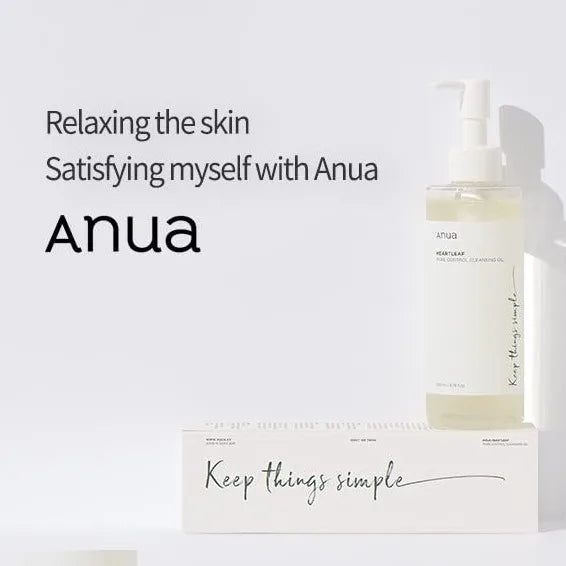 ANUA Heartleaf &amp; Peach Collection – 77% Soothing Toner, Cleansing Oil, 70% Lotion, Niacin Serum &amp; Moisture Ampoule
