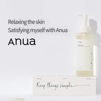 ANUA Heartleaf &amp; Peach Collection – 77% Soothing Toner, Cleansing Oil, 70% Lotion, Niacin Serum &amp; Moisture Ampoule